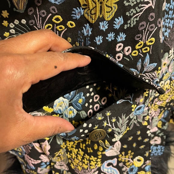 Sui by Anna Sui Colorful Tapestry Fur Vest L - Picture 8 of 17